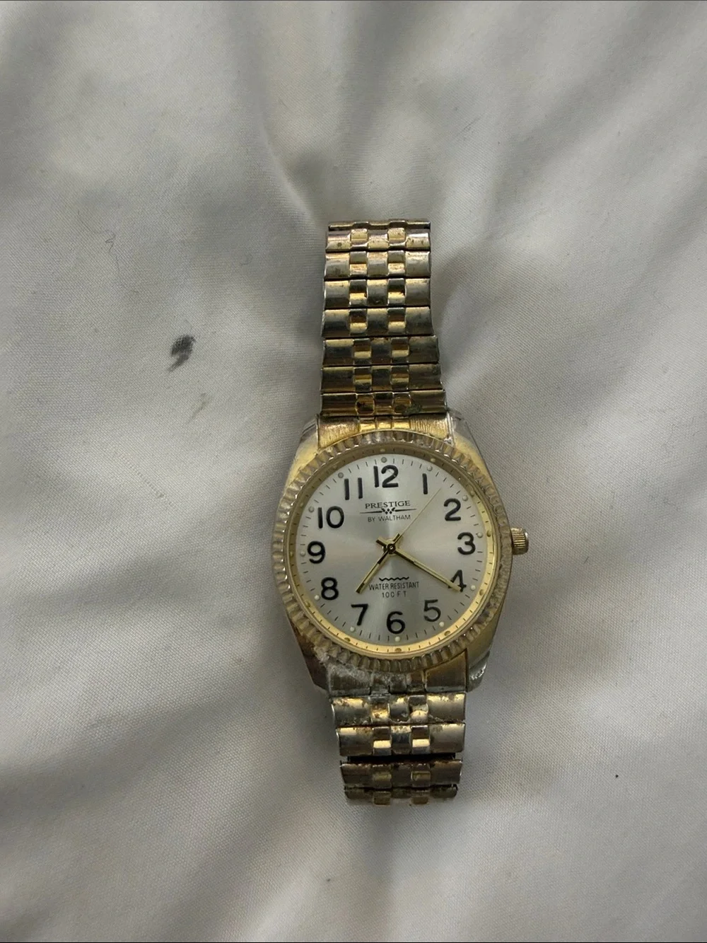 Prestige by Waltham Gold-Tone Men's Watch Vintage
